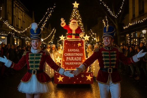 christmas parade kerstmarkt valkenburg